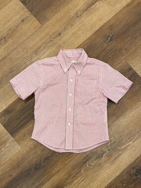 Wrangler Riata Red Button Down Shirt Short Sleeve Cowboy Western Rodeo 2T/3T